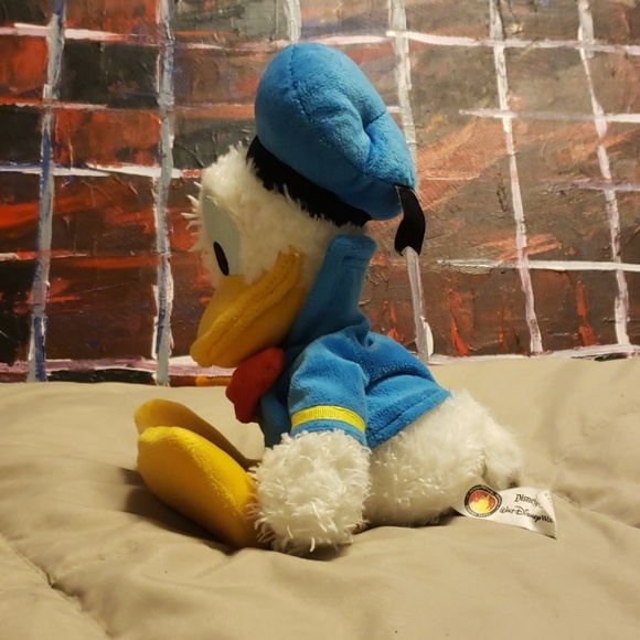 Vtg Disneys Donald Duck Plush Stuffed Toy - Picture 4 of 7